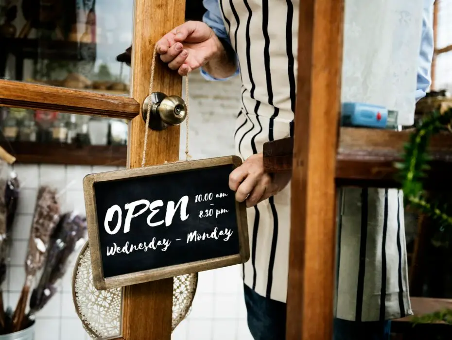 Open available business launch phrase