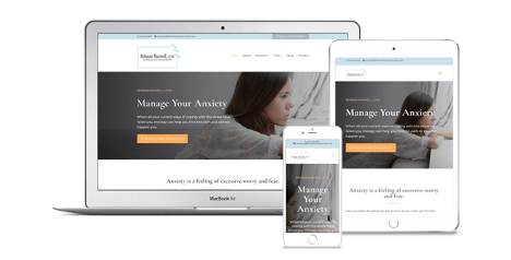 therapist website design