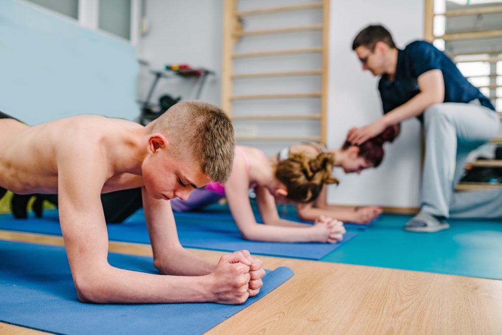 Physical Therapist with teenagers